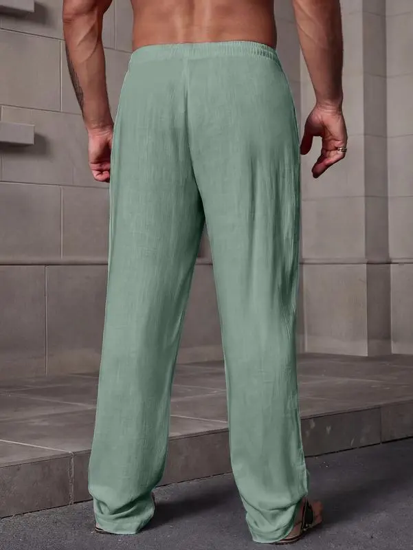 Men's Summer Casual Retro Linen Trousers