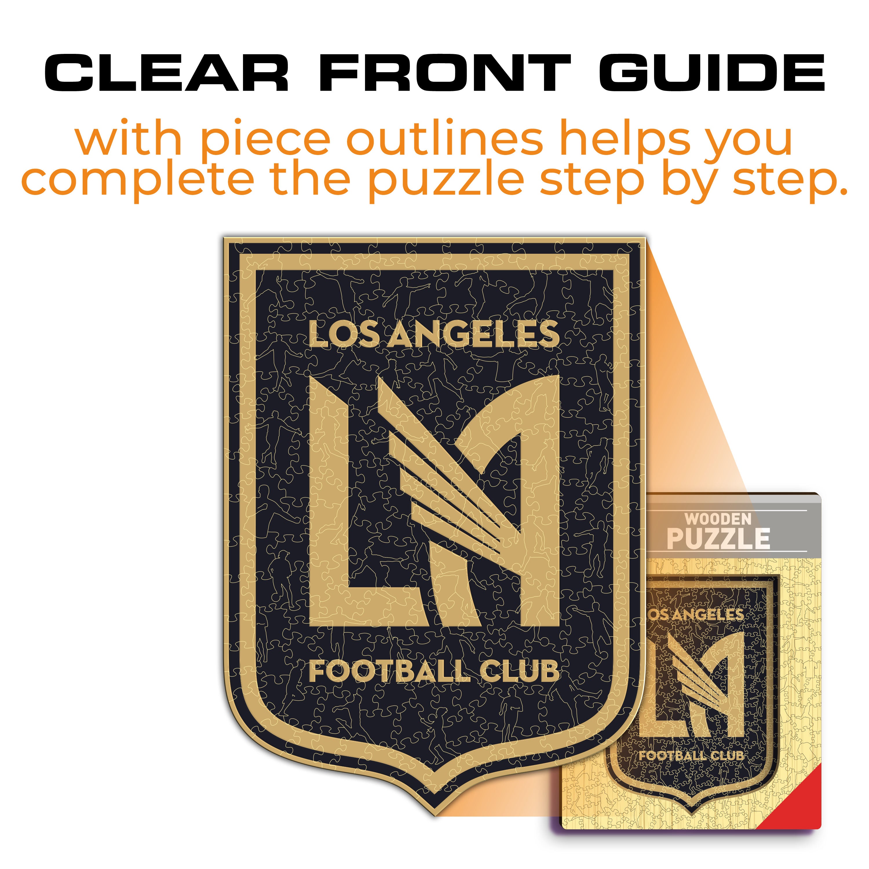 Los Angeles FC® Logo - Wooden Puzzle