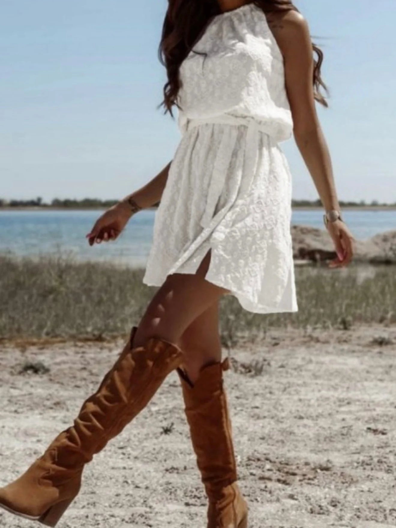 Seaside Lace Dress