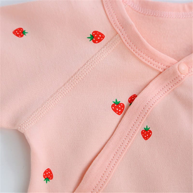 Newborn Fruit Kimono Romper