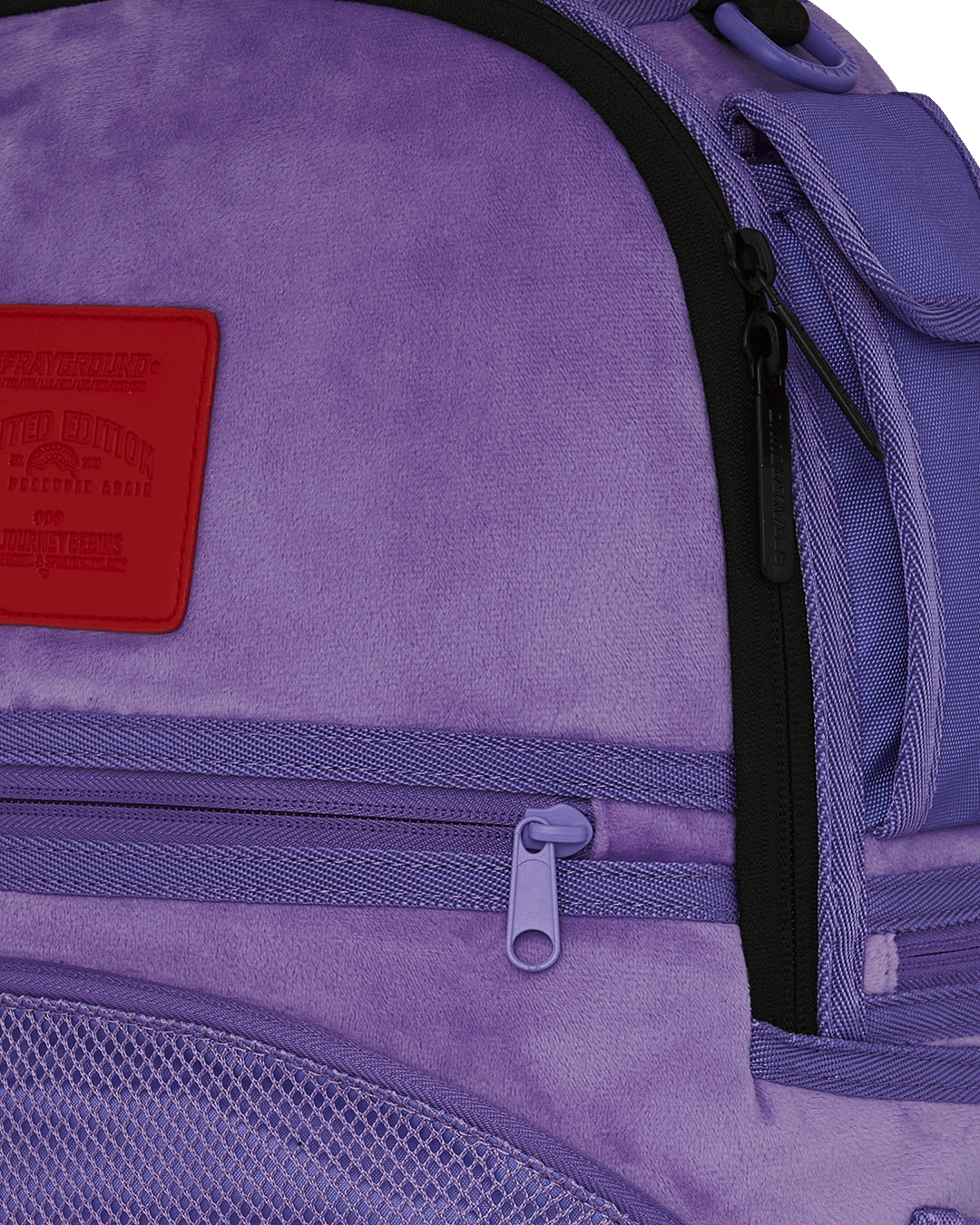 NOOO WAY!!! A REVERSIBLE BACKPACK - PURPLE VELOUR TO OG SHARKS IN PARIS BACKPACK