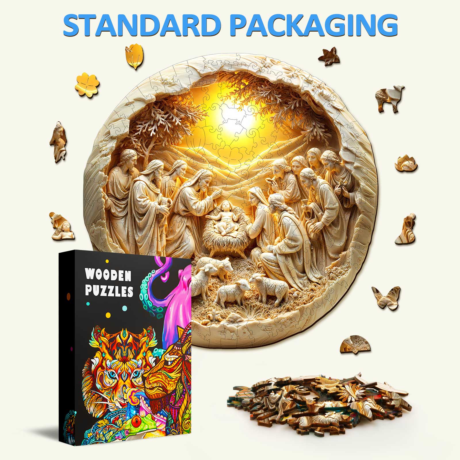 Savior comes Wooden Jigsaw Puzzle