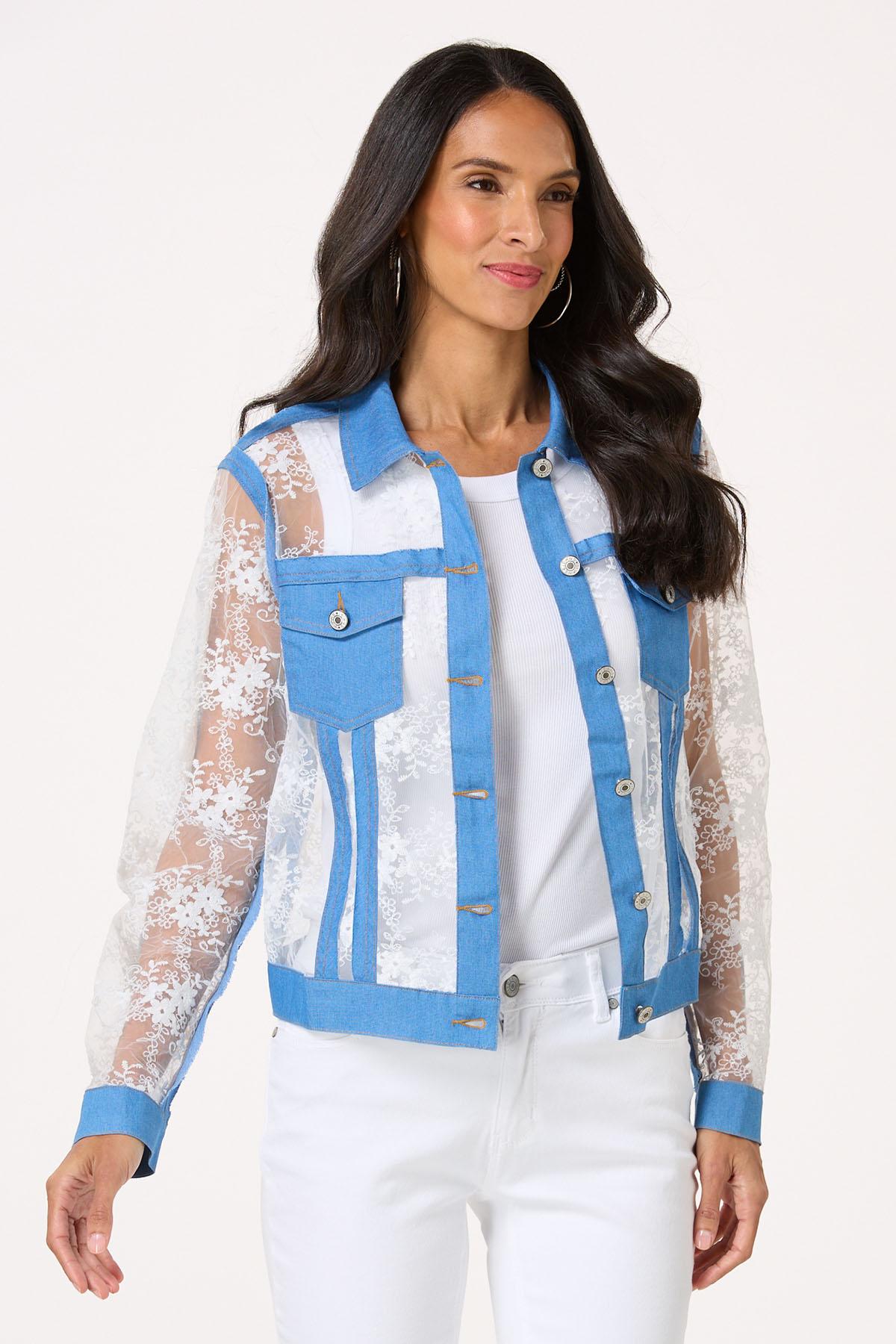 Denim Lace Jacket
