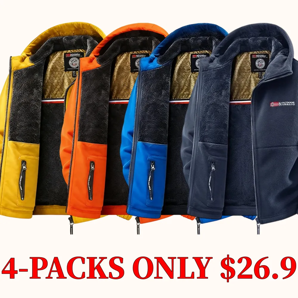 Men's versatile fleece jacket for winter