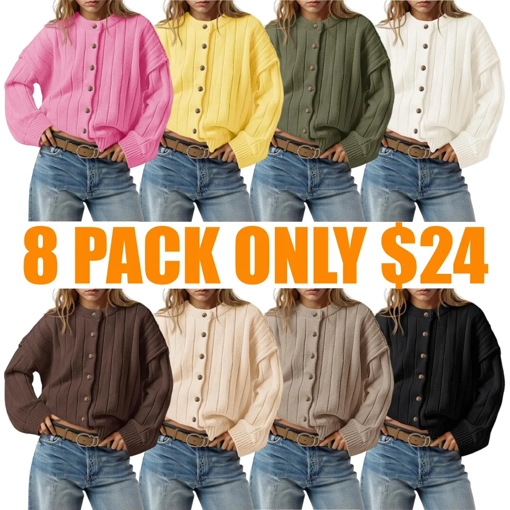 Womens Open Front Cardigan Sweaters