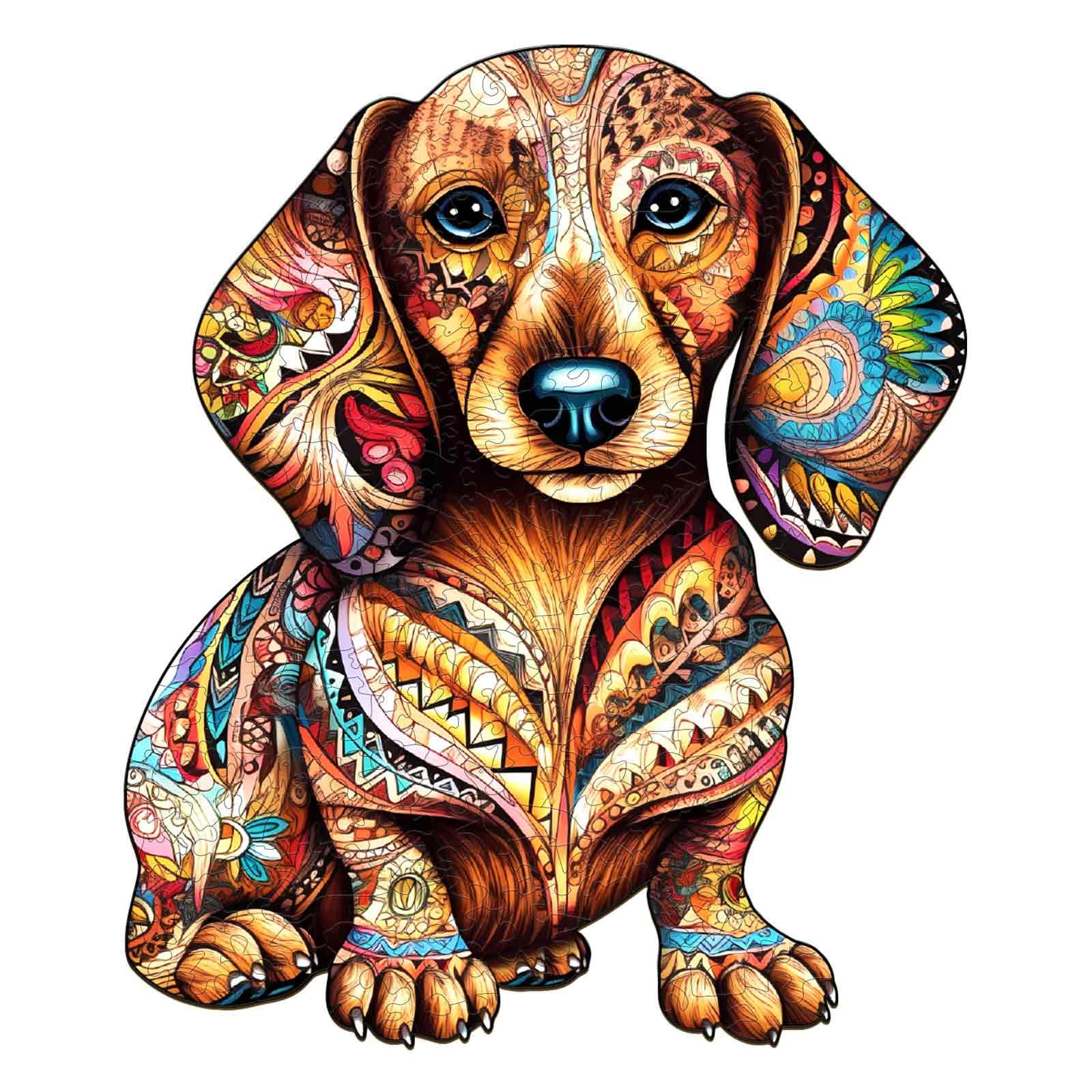 Dachshund 3 Wooden Jigsaw Puzzle