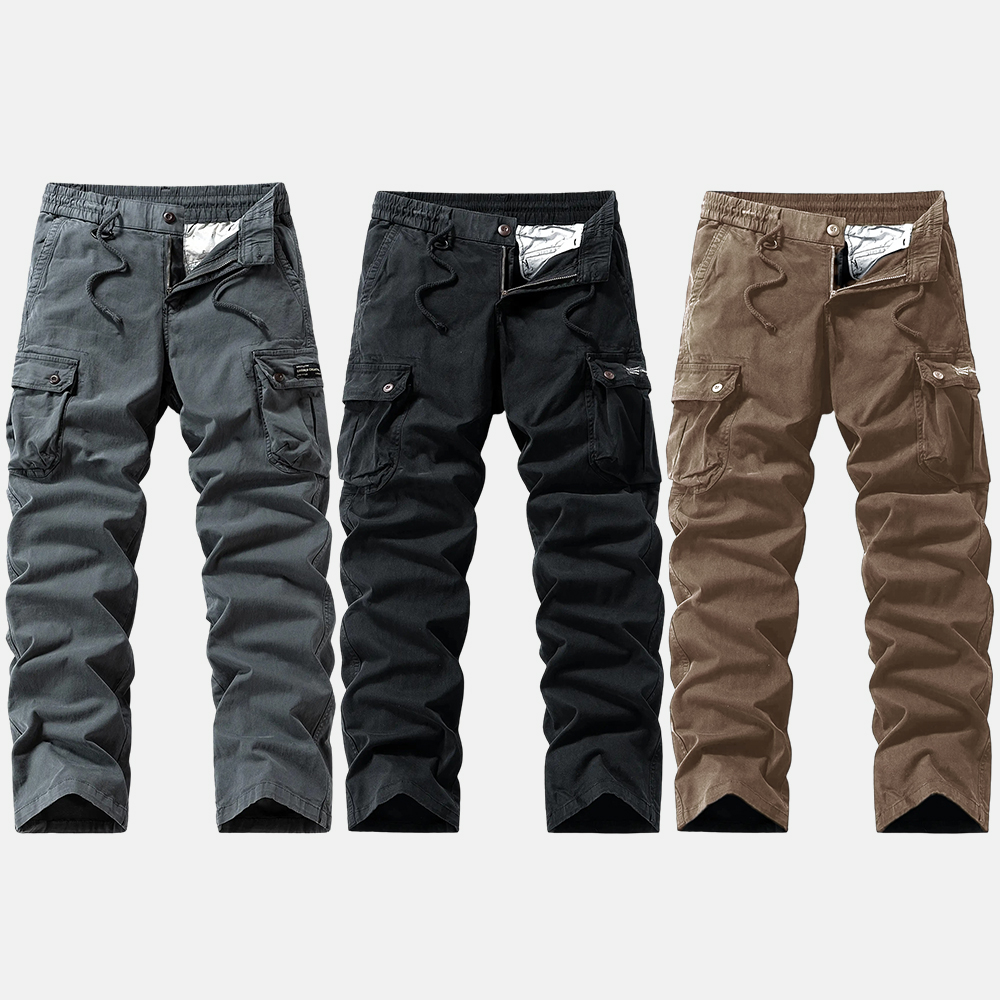 Washed Vintage Loose Tapered Work Pants - Classic Fit, Versatile for Work & Casual, Unique Vintage Wash Finish