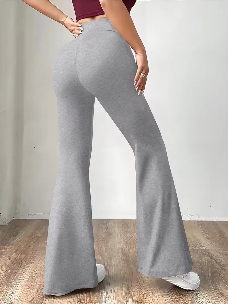 Women's Casual Fashion Long Pants, Unique Print, Drawstring Waist, Milk Silk Yoga Pants