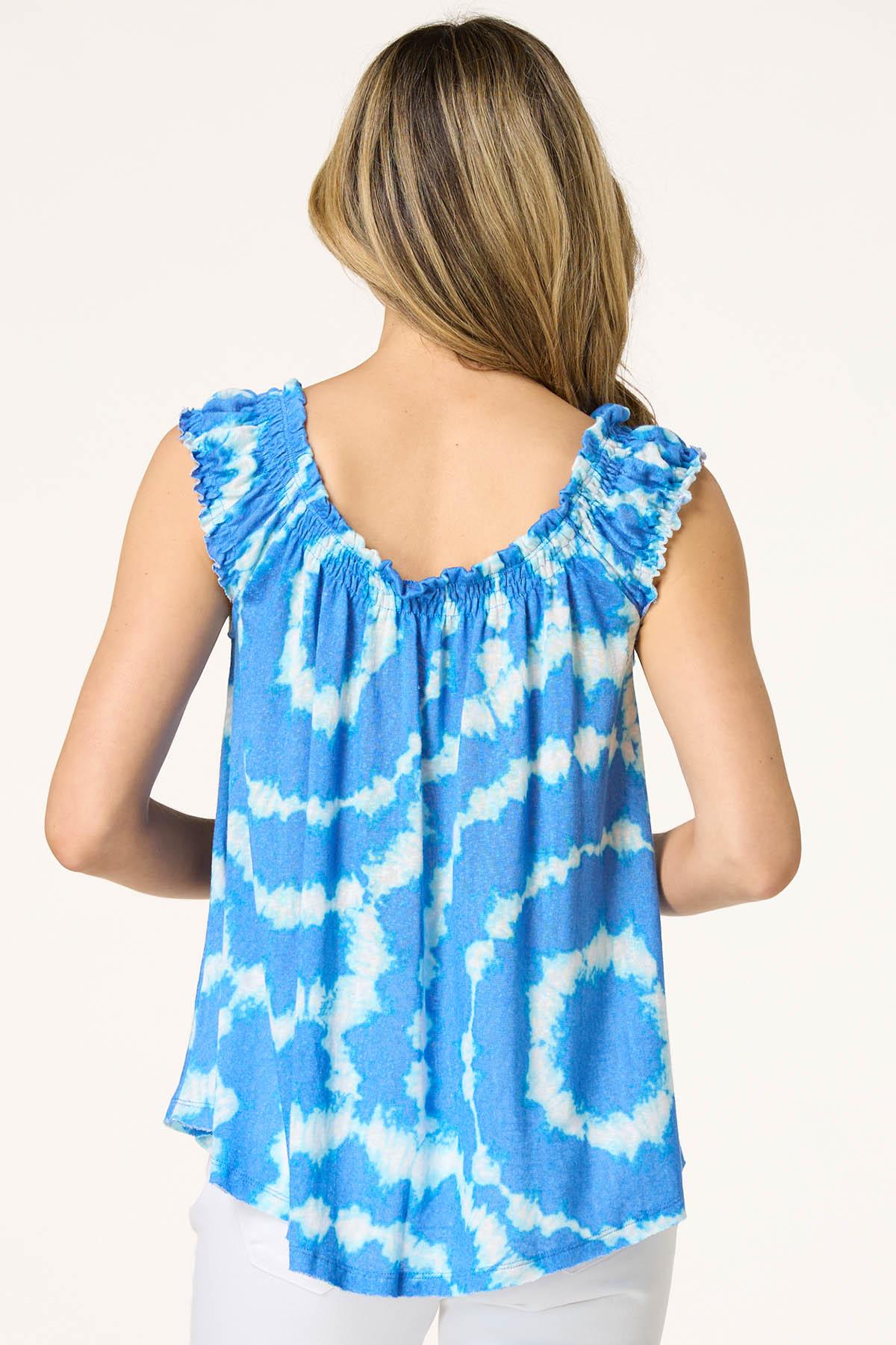 Blue Tie Dye Tank