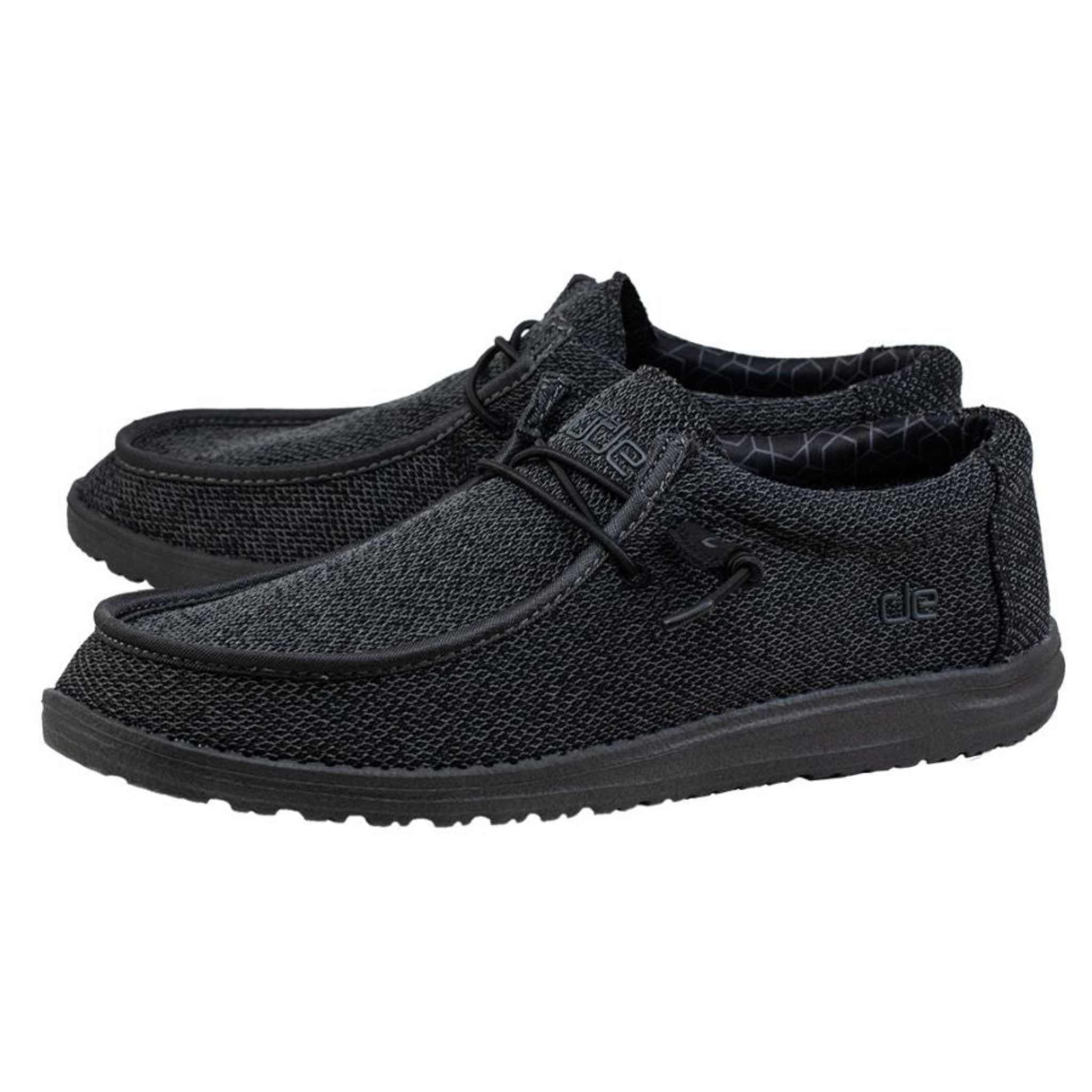 DUDE MEN'S WALLY SOX MICRO TOTAL BLACK - 400190XJ