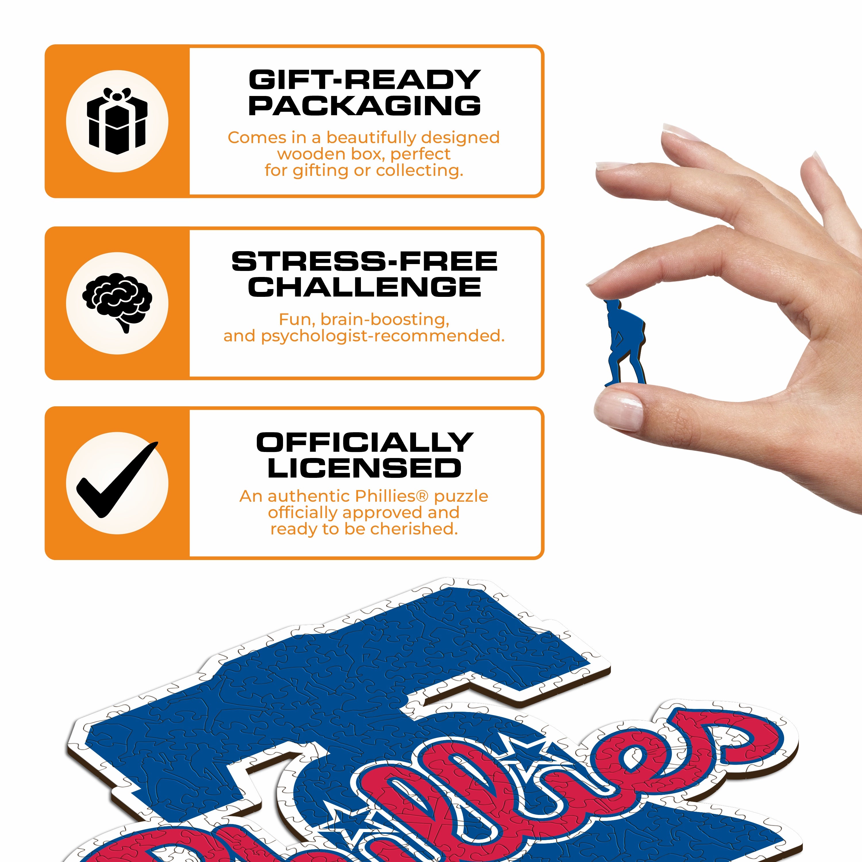 Philadelphia Phillies™ - Wooden Puzzle