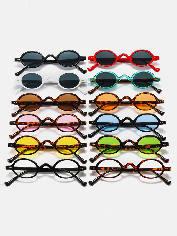 Geometric Sun Protection Sunglasses Accessories