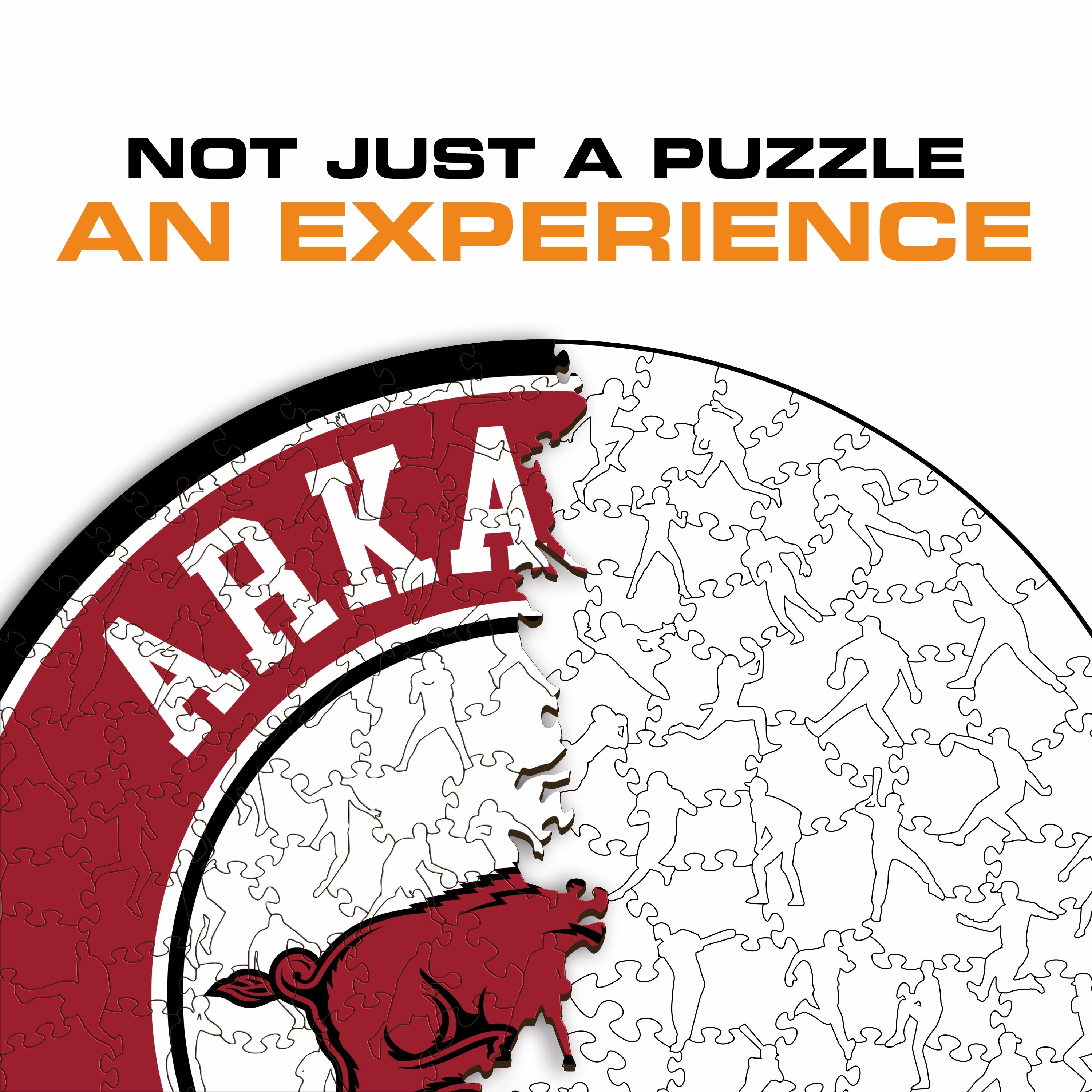 University of Arkansas - Wooden Puzzle