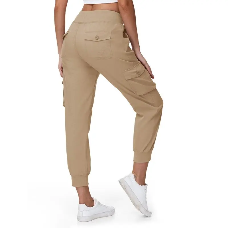 Women's Cargo Pants Casual Lightweight Hiking Outdoor Pants Quick Dry Travel Sweatpants Joggers