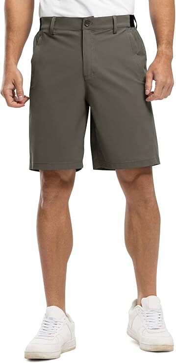 Men's Golf Work Shorts Stretch Waistband Dry Fit