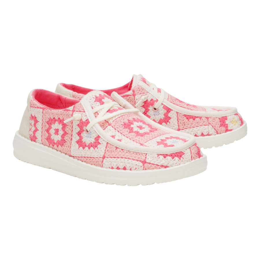 Wendy Cottage Crochet - Coral/Ballerina Pink