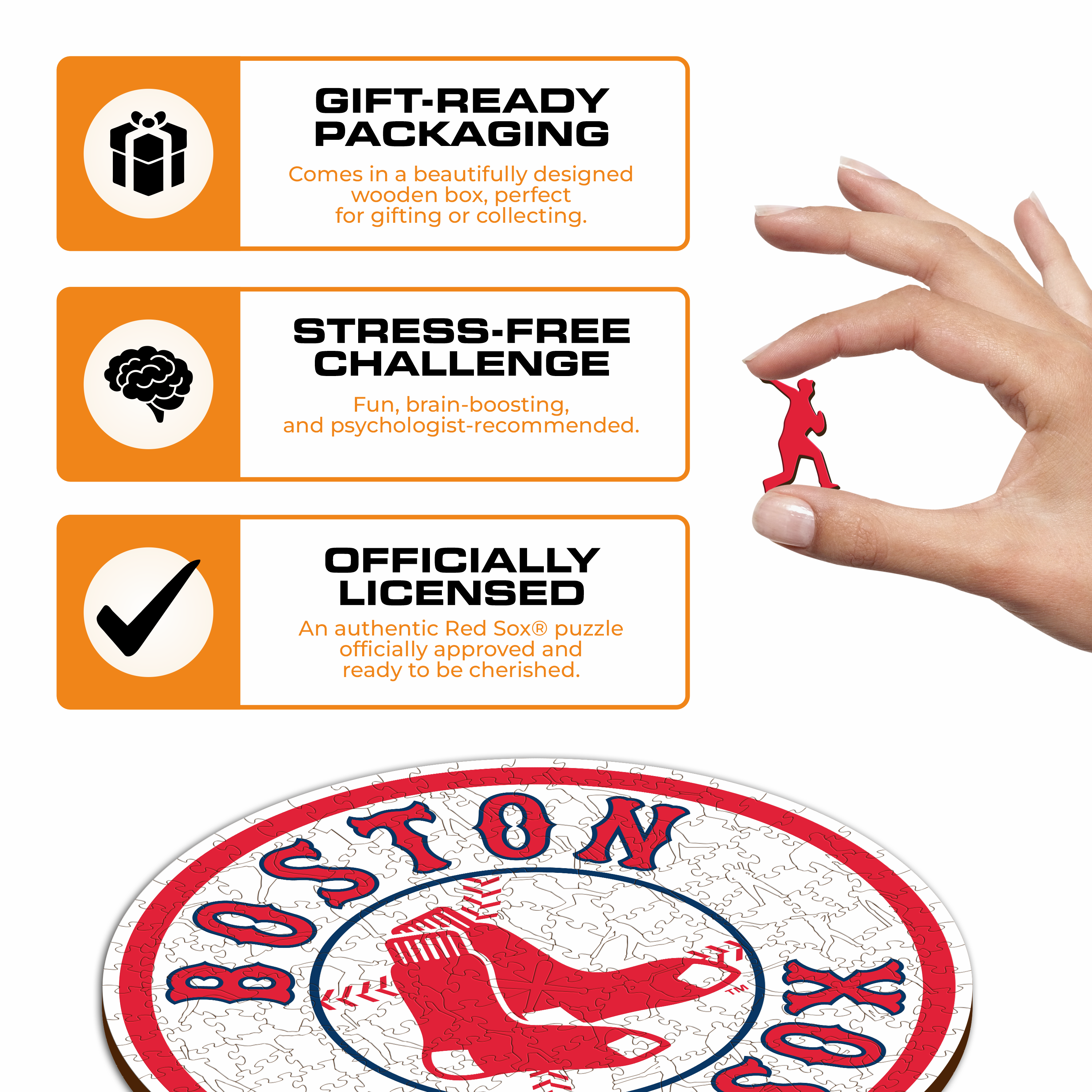 Boston Red Sox™ - Wooden Puzzle
