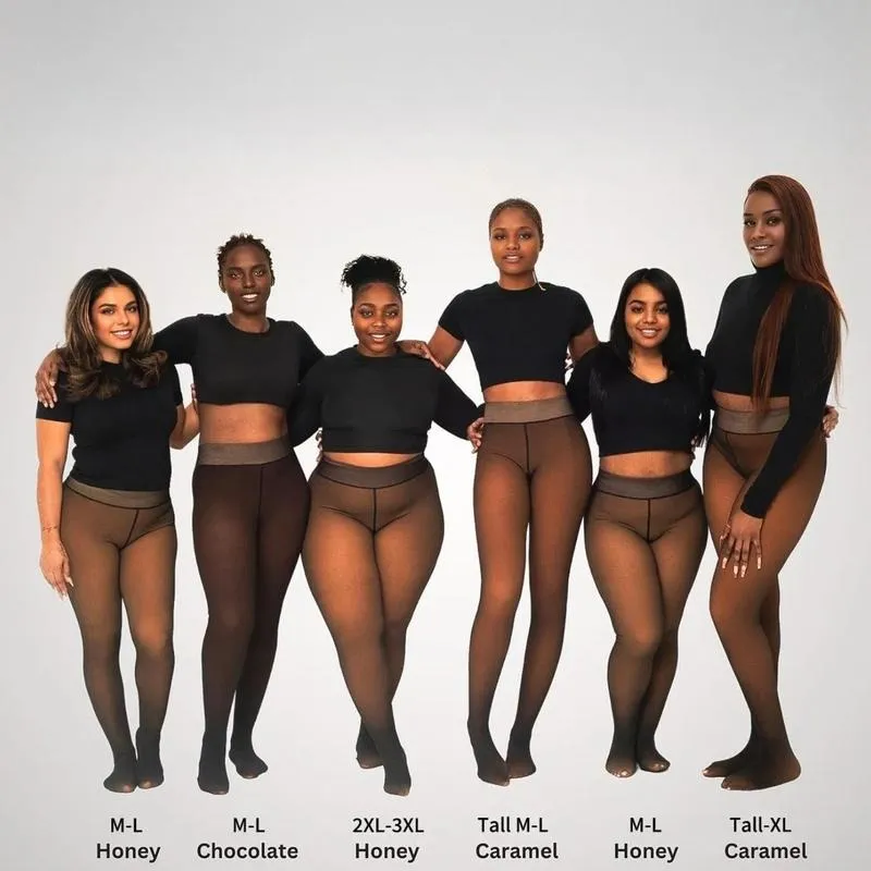 Winter Warmest Tights! Fleece Lined, Completely Opaque