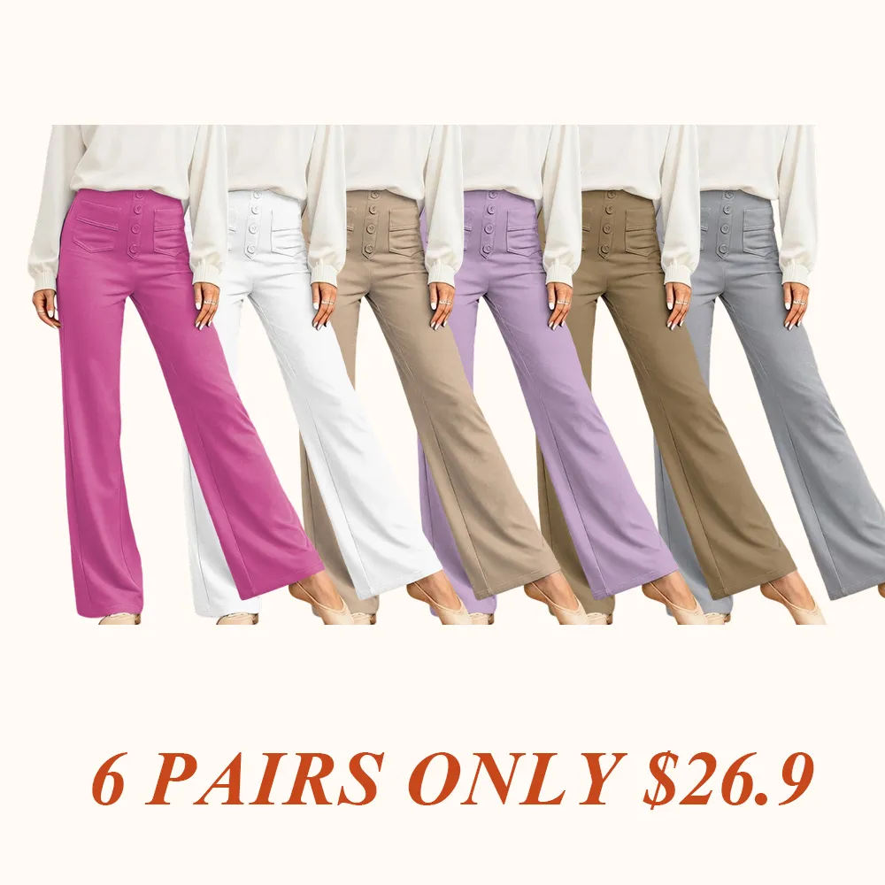 Women's High Waist Casual Pants