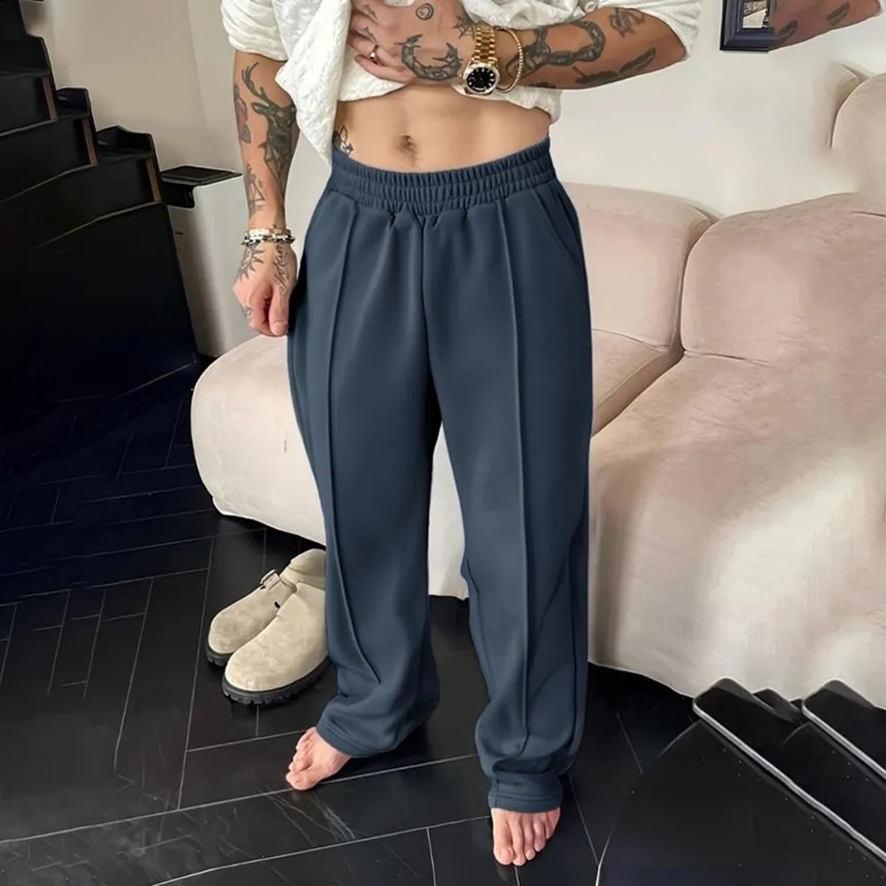 Men's and Women's Casual Street Style Joggers, High-Street Hip-Hop Design, Comfortable All-Season Pants for Daily Wear