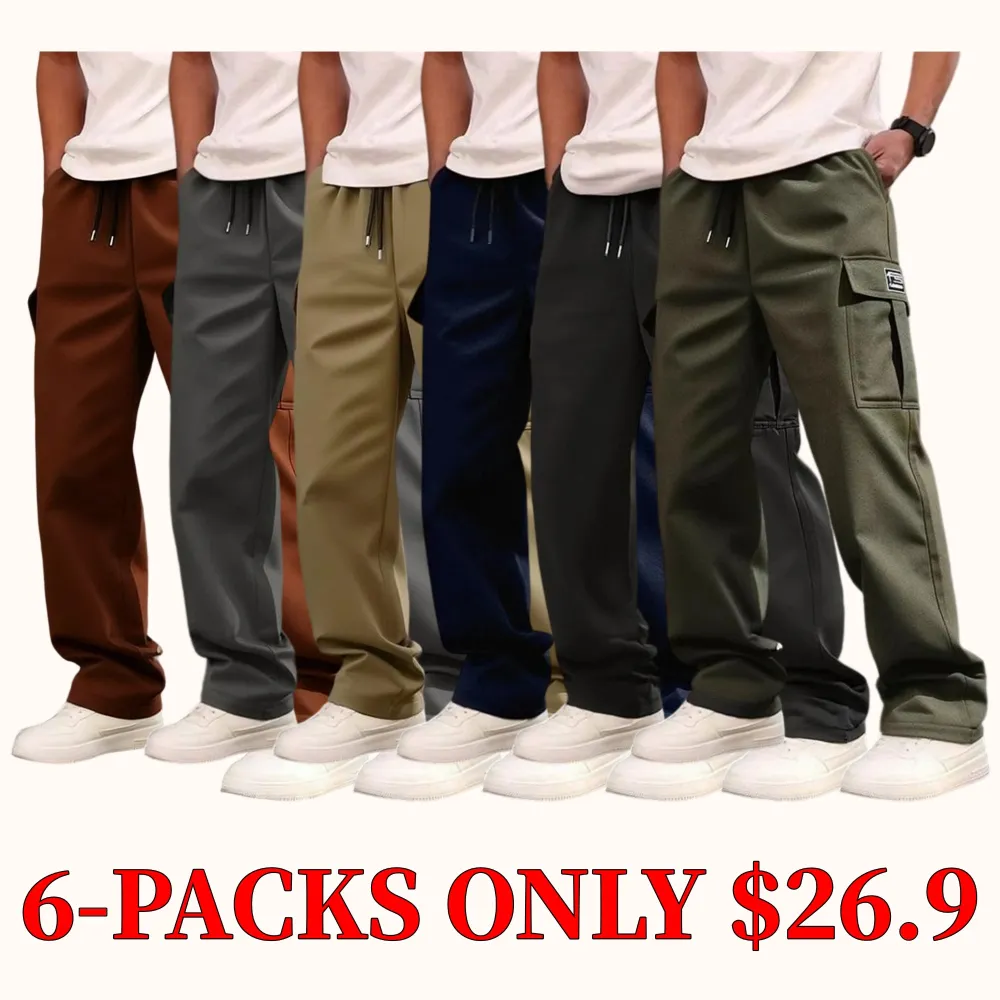 Men's work pants, with multiple pockets
