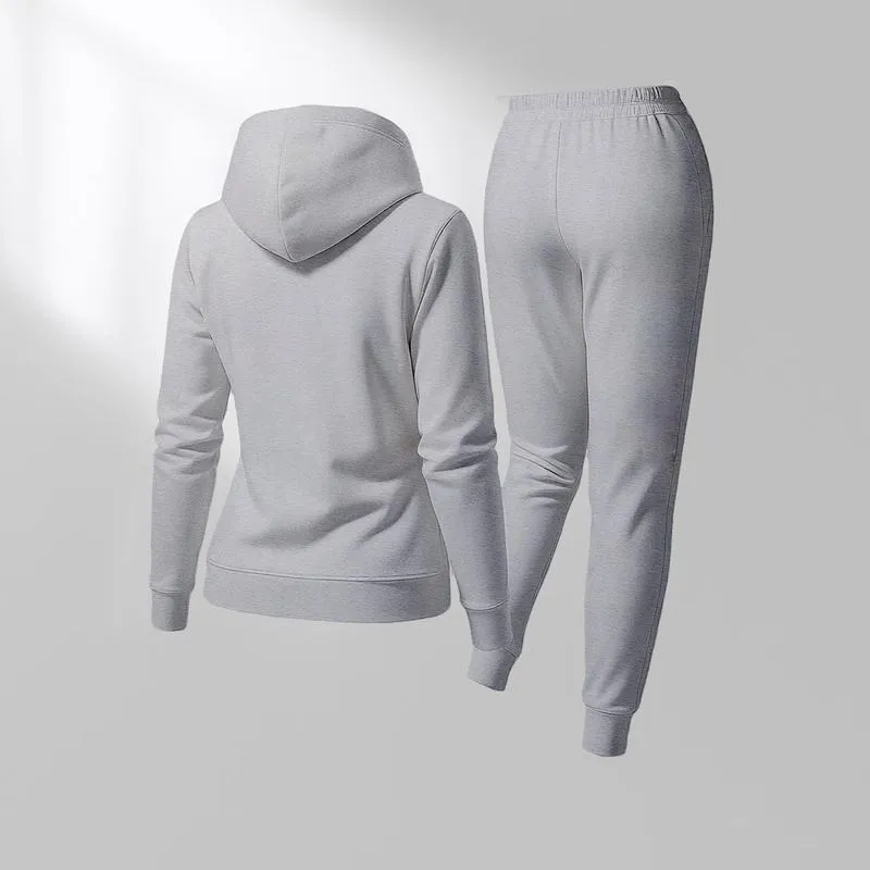 Women's Milan city print hoodie and drawstring track pants set