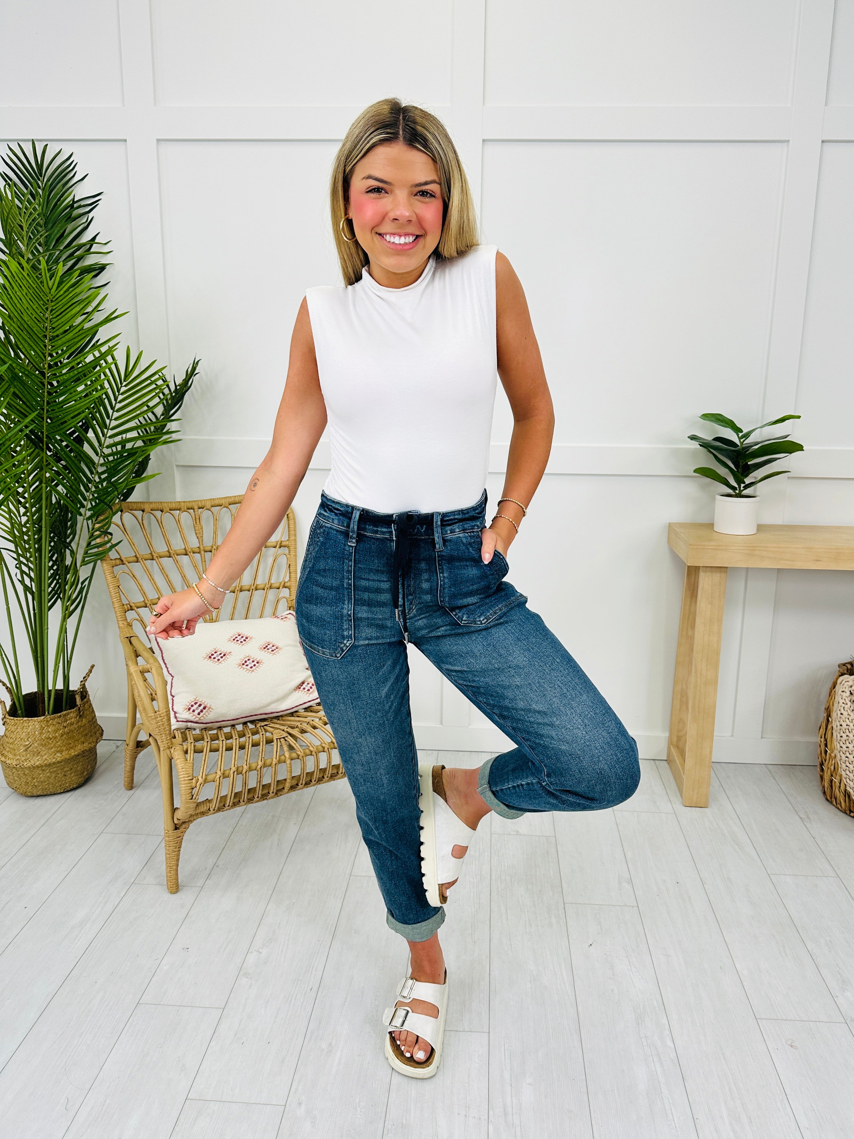 Judy Blue Something About You Denim Joggers