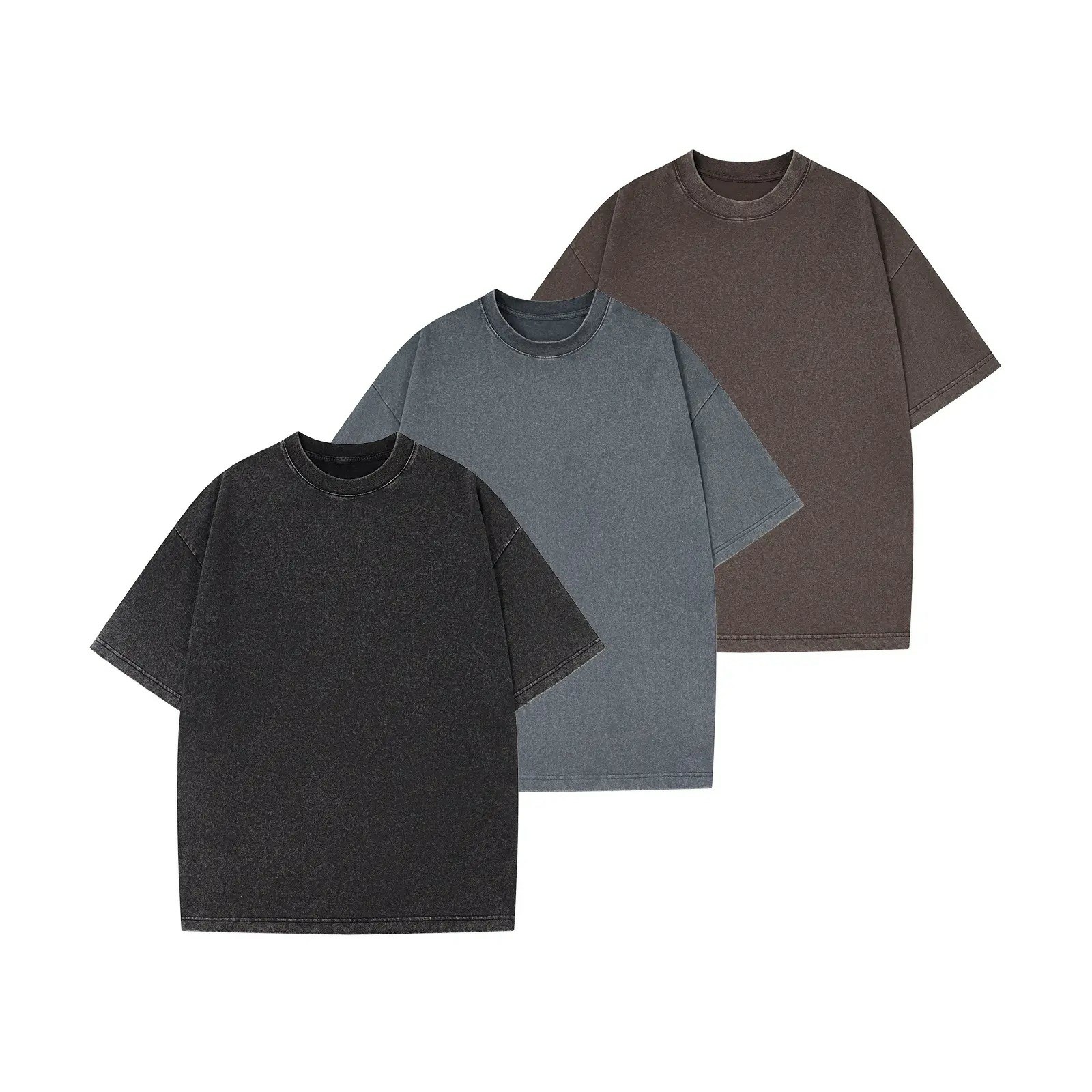 📏📏Vintage Oversized Cotton T-Shirt – Unisex Streetwear Loose Fit Tee