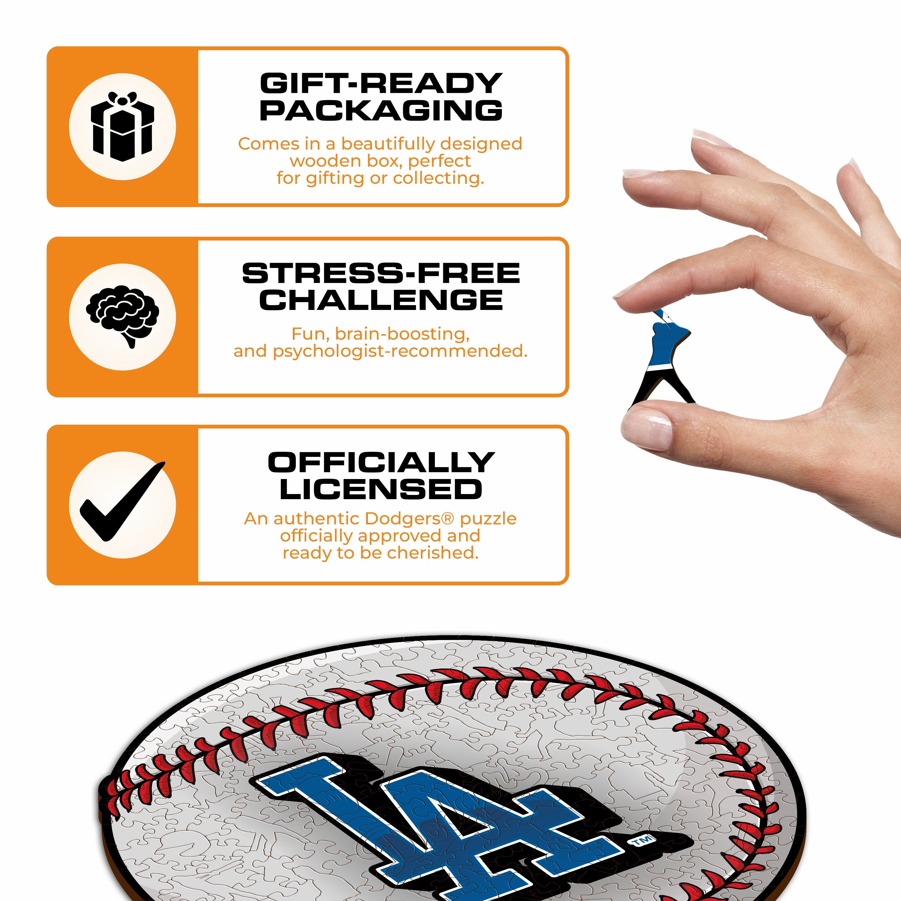 Los Angeles Dodgers™ - Wooden Puzzle