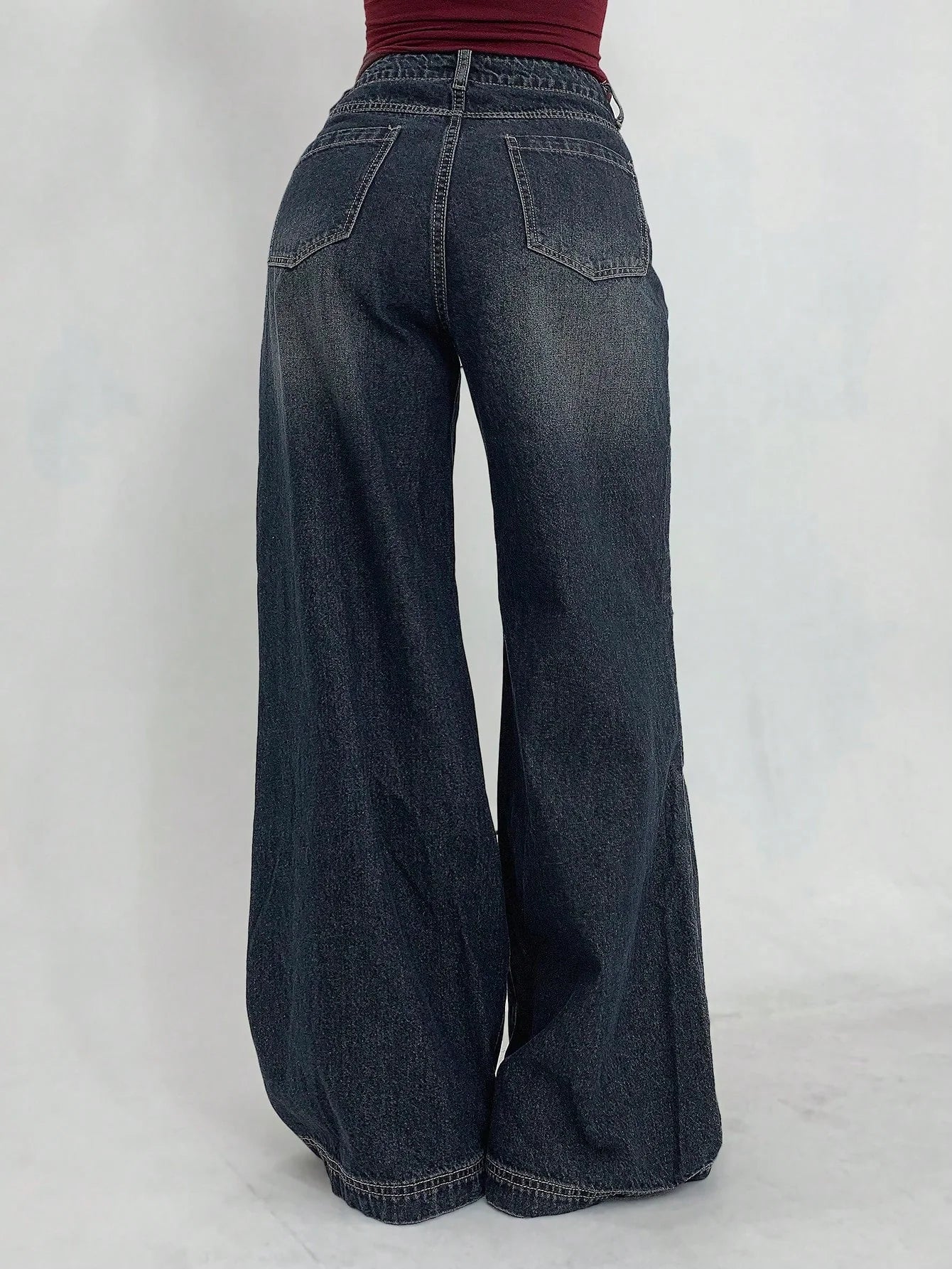 Static Fade Flare Jeans