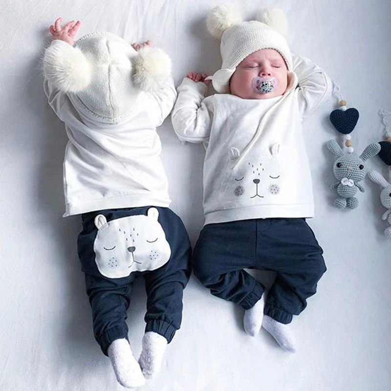 Bear Warm Newborn Baby Boys Clothes