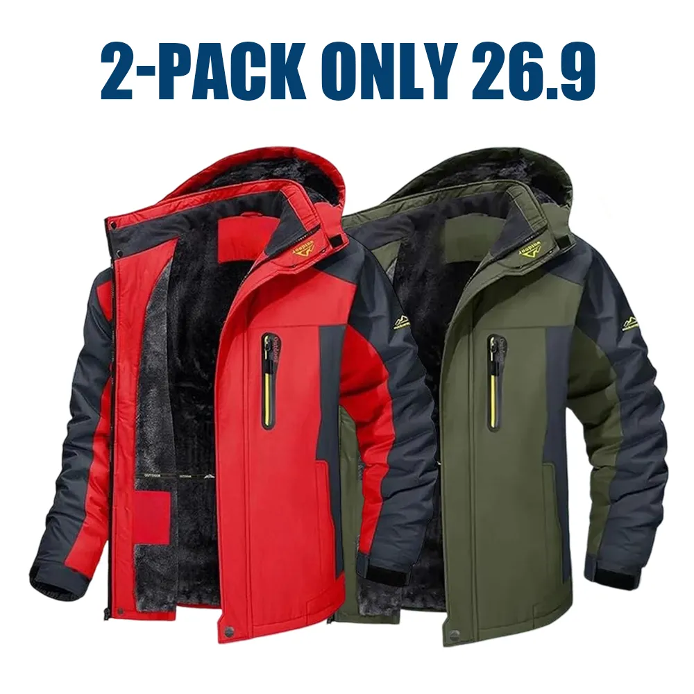 Men's Winter Warm Waterproof Hiking Jacket
