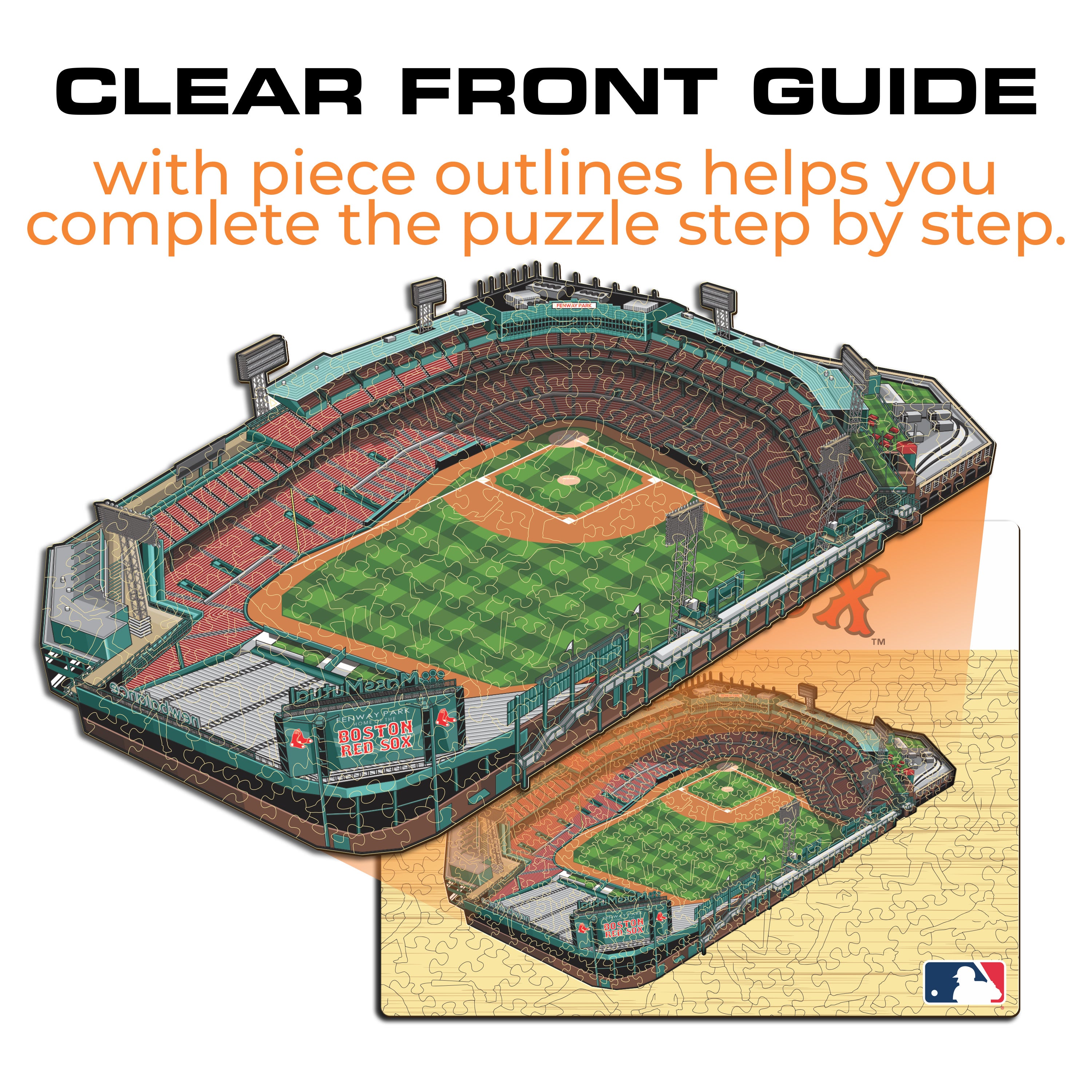 Boston Red Sox™ Fenway Park Stadium - Wooden Puzzle