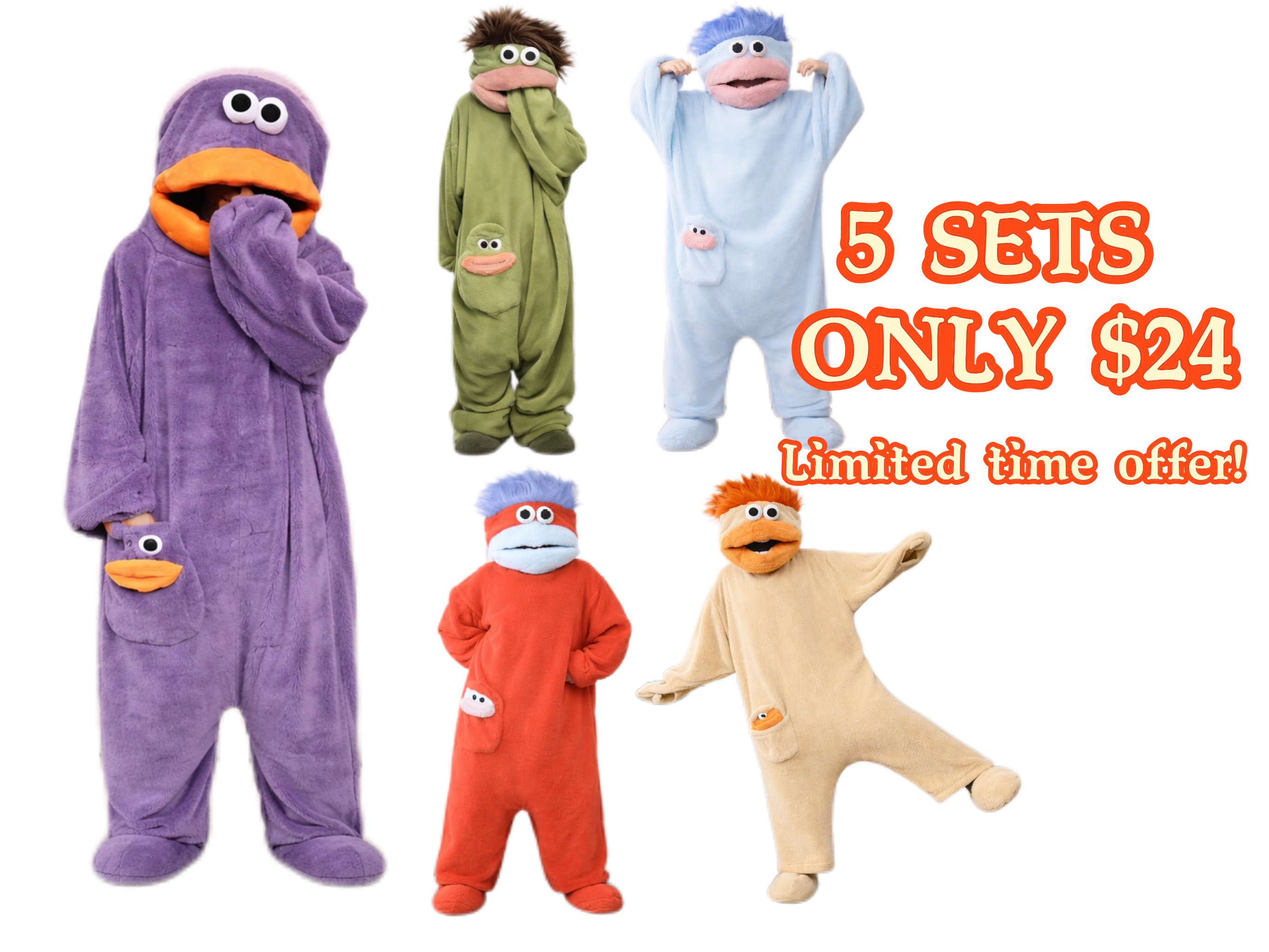 🔥5-pack Cute and Silly Loungewear/Soft and Comfortable