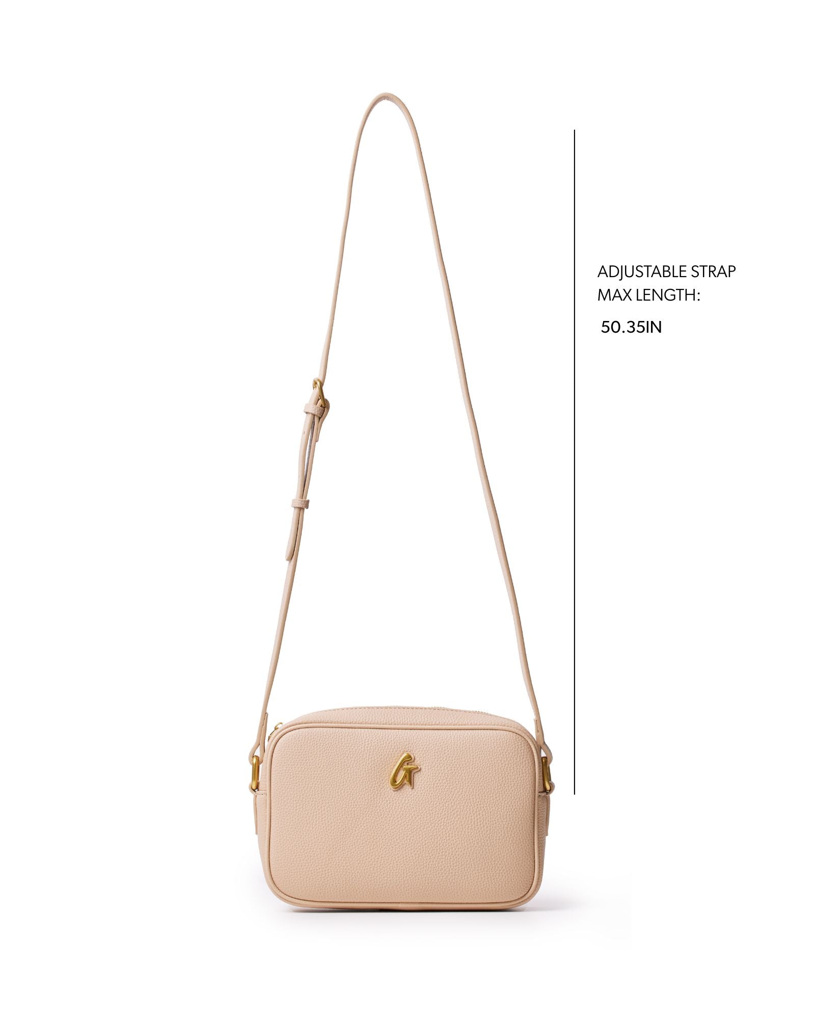 MINI PEBBLE CAMERA BAG - NUDE