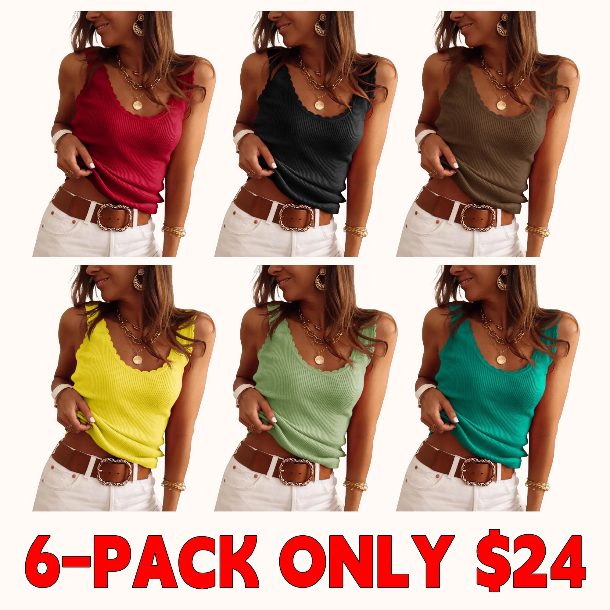 Women's V-Neck Vest — 2026 Model | Sleeveless Rib-Knit Top | Summer Casual & Sexy Sweater Vest
