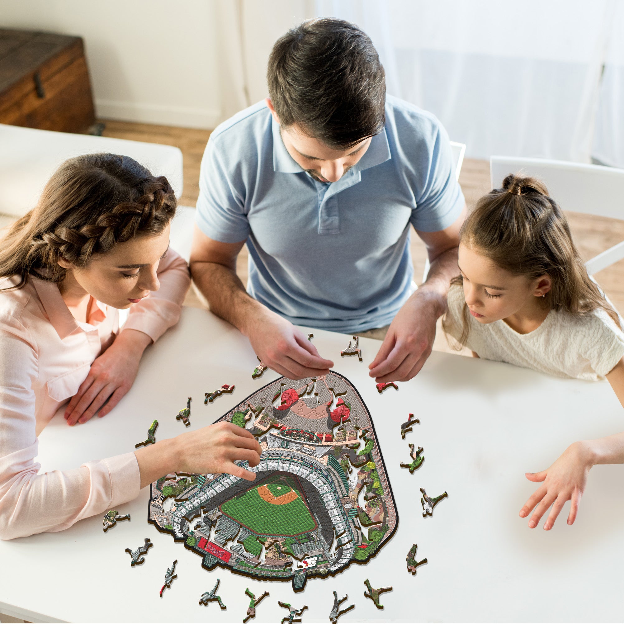 Los Angeles Angels™ Angel Stadium - Wooden Puzzle