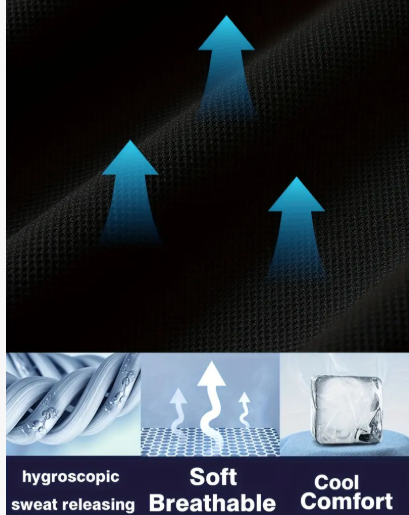 Men's Solid Color Slim Fit Short-Sleeve Horse Print Polo Shirt Set