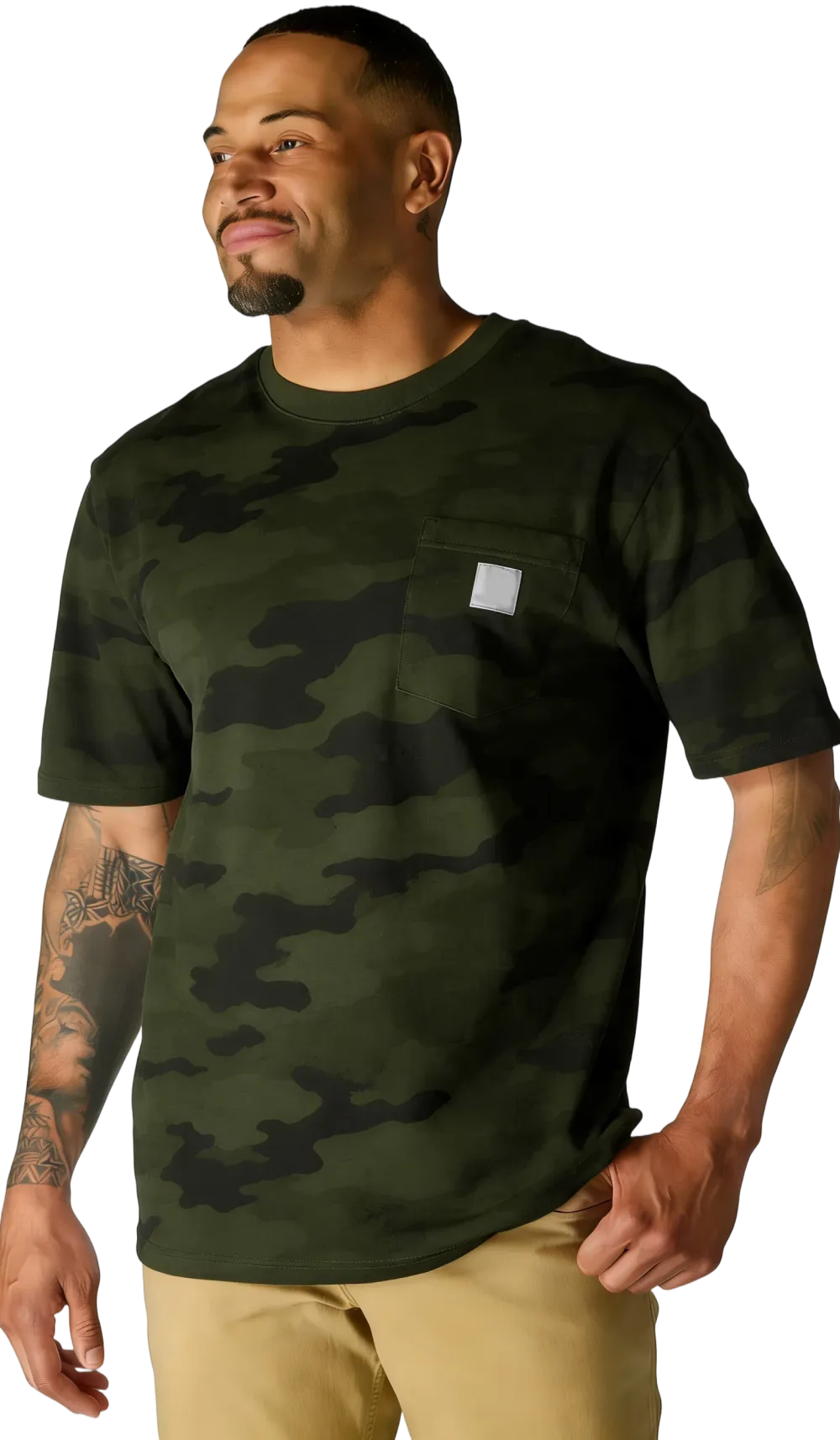 Men's Multi-Color Camo Short Sleeve Tee | Casual Everyday Style