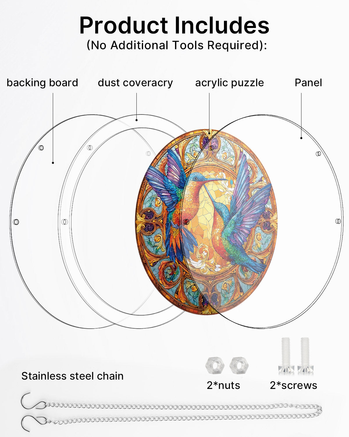 Twin Wings of Radiance Light Suncatcher-Acrylic Window Art