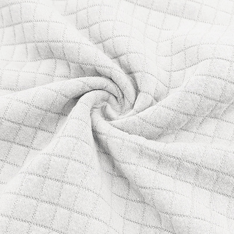 Men’s Solid Color Waffle Weave Pullover