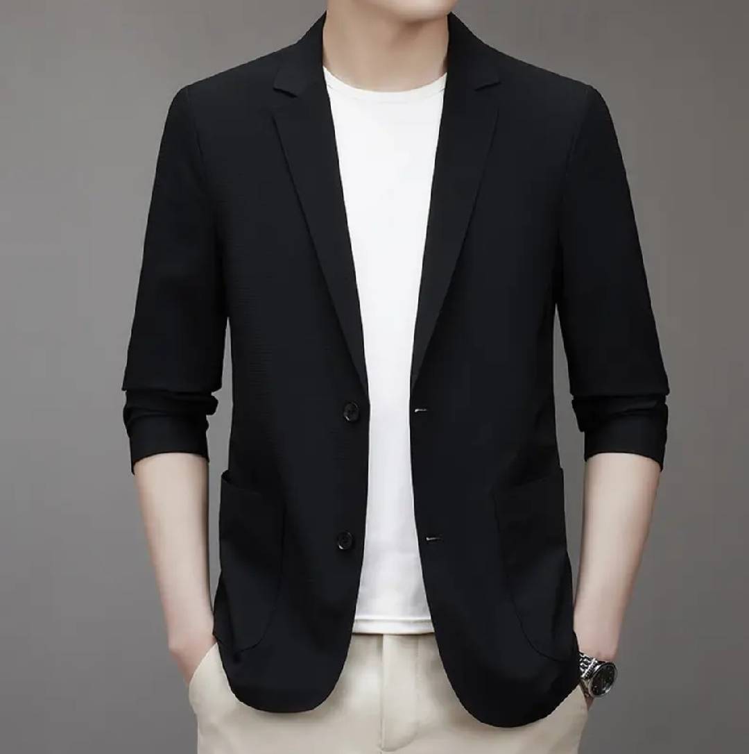 Men's Sun Protection High - Stretch Anti - Wrinkle Lightweight Suit Jacket