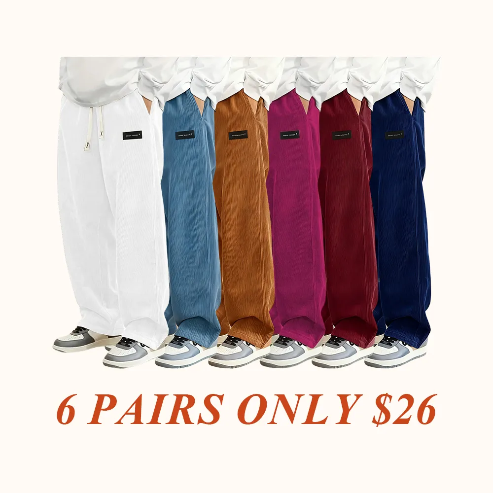 Men'S Thermal Winter Pants with Drawstring Waist - Beige Non-Stretch Trousers, Men's Sweatpants