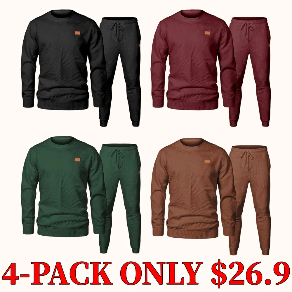 Men's two-piece tracksuit set