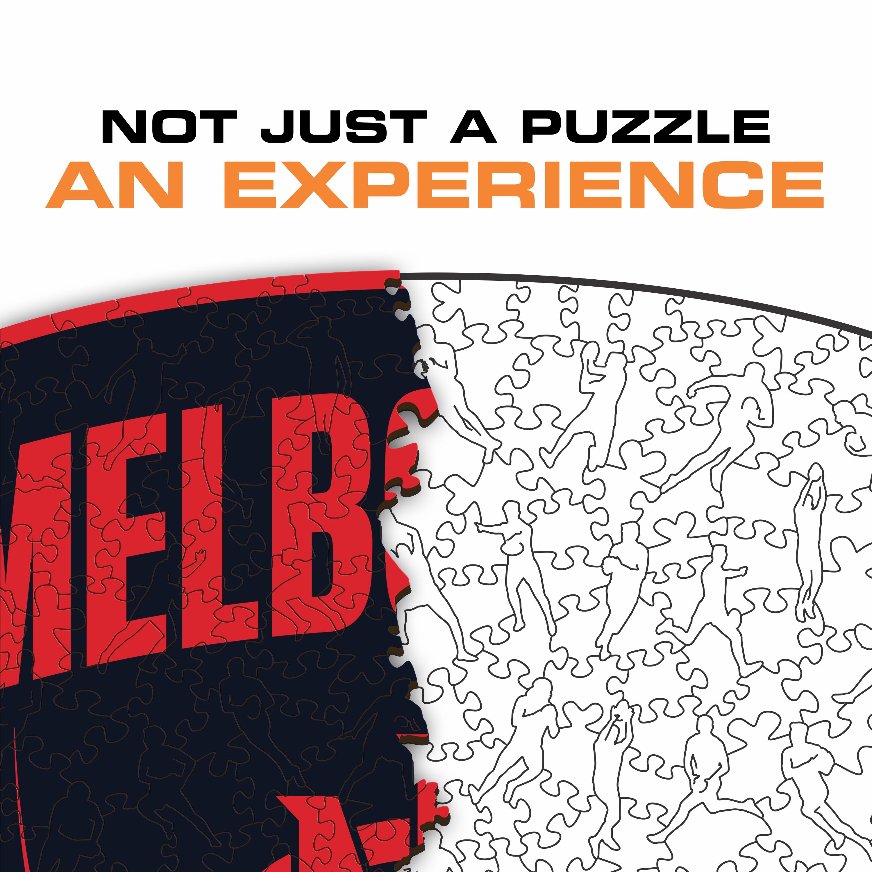 Melbourne FC Logo - Wooden Puzzle