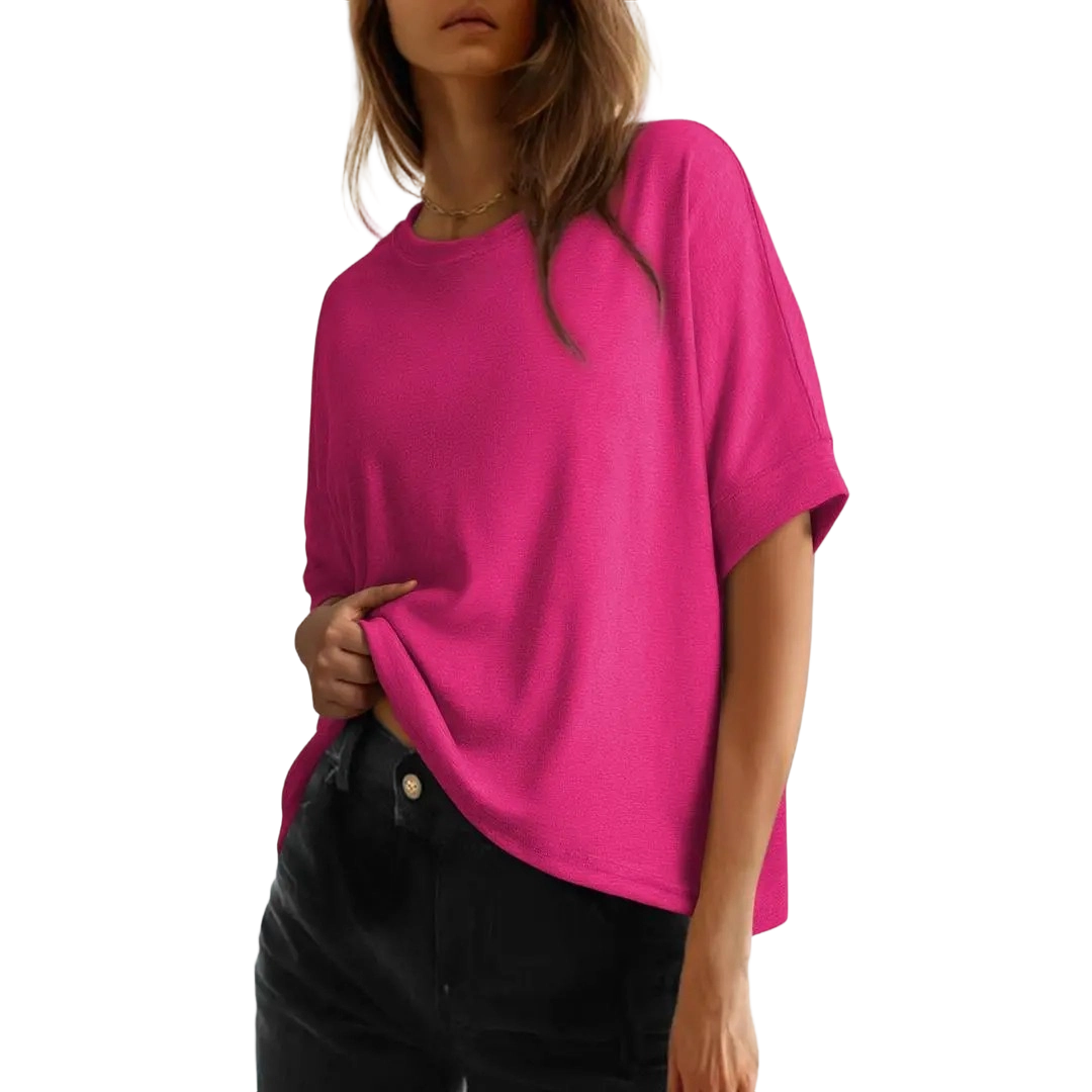 Women's Relaxed Oversized Soft Basic Tee