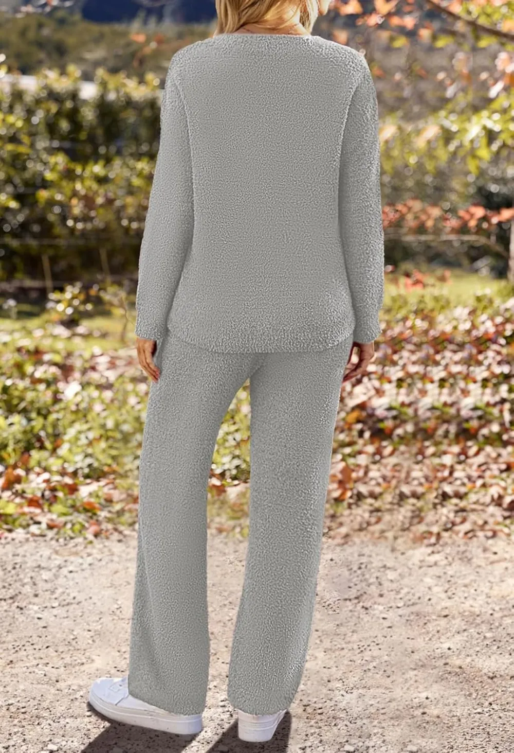 Women's Lounge Sets 2025 Fall Fashion 2 Piece Outfits Sweater Pajama Set