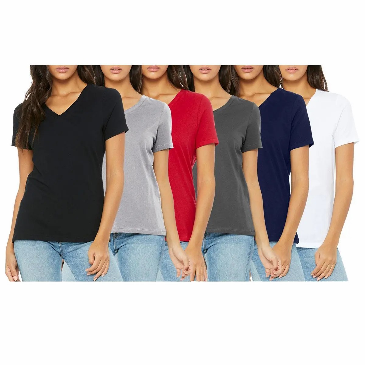 Women’s Essential 6-Pack Premium Basic Tees - Summer Comfort Set