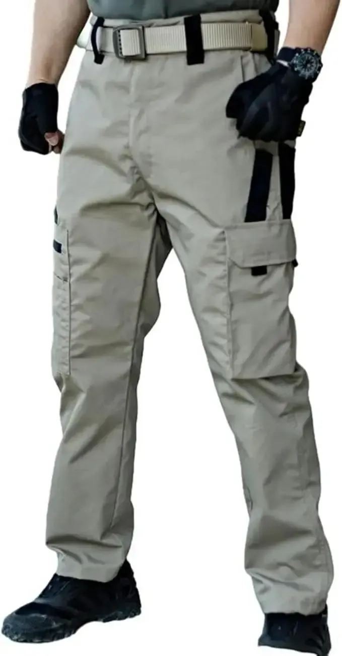 🔥2025 Men's Durable Solid and Printed Pocket Zipper Waterproof Tactical Overalls