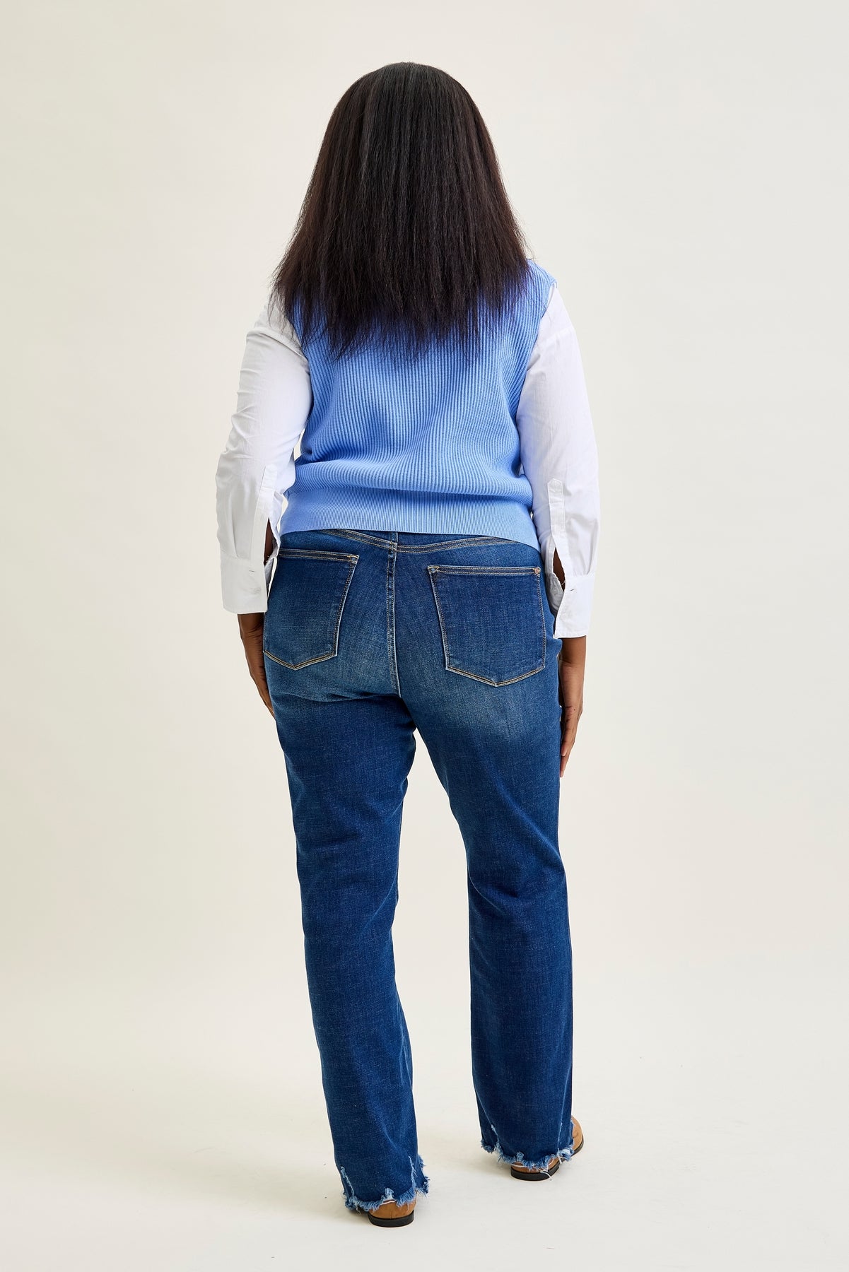 Daisy Non-Distressed Hem Bootcut Jeans - PLUS